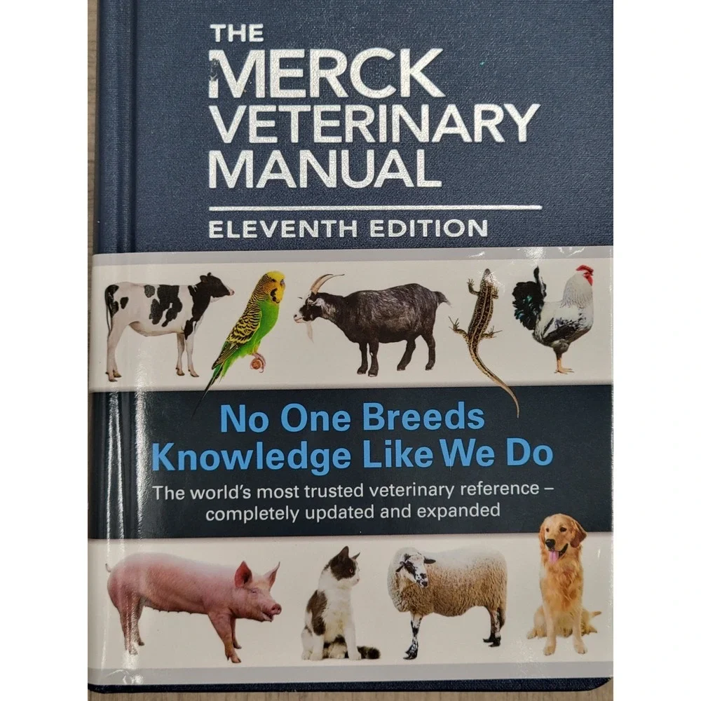 The Merck Veterinary Manual 11th Edition HC Aiello & Moses Like New Condition!